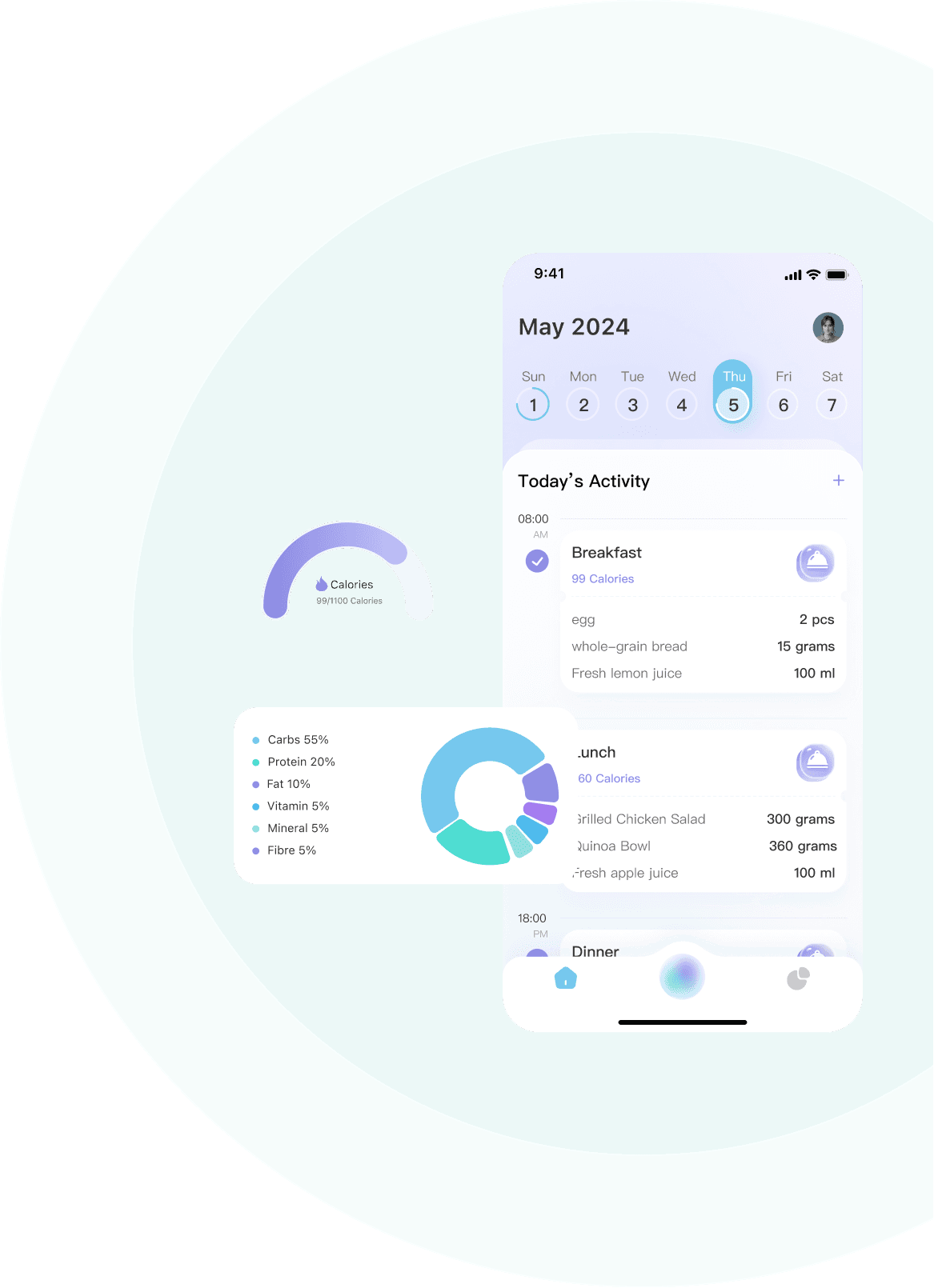 Personalized Nutrition Plans with Smart Calorie Tracking